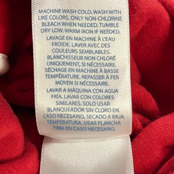 Vintage Ralph Lauren Footie Pajamas Red Velour Collar Size 9 months RL Christmas - Picture 12 of 16